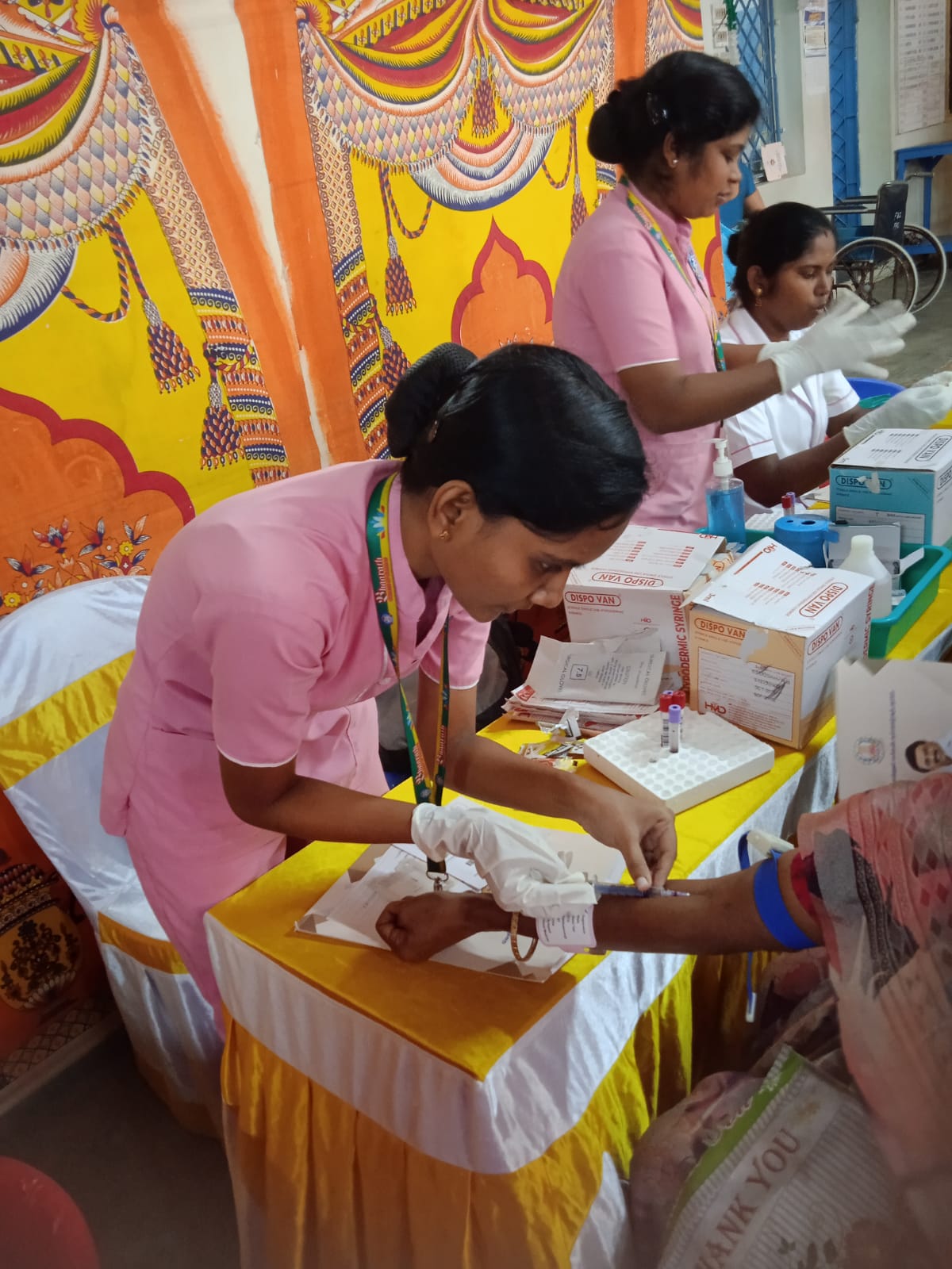 Health Camp Maria Nivas Maticulation School