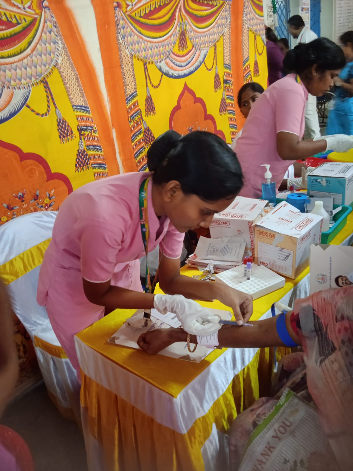 Health Camp Maria Nivas Maticulation School