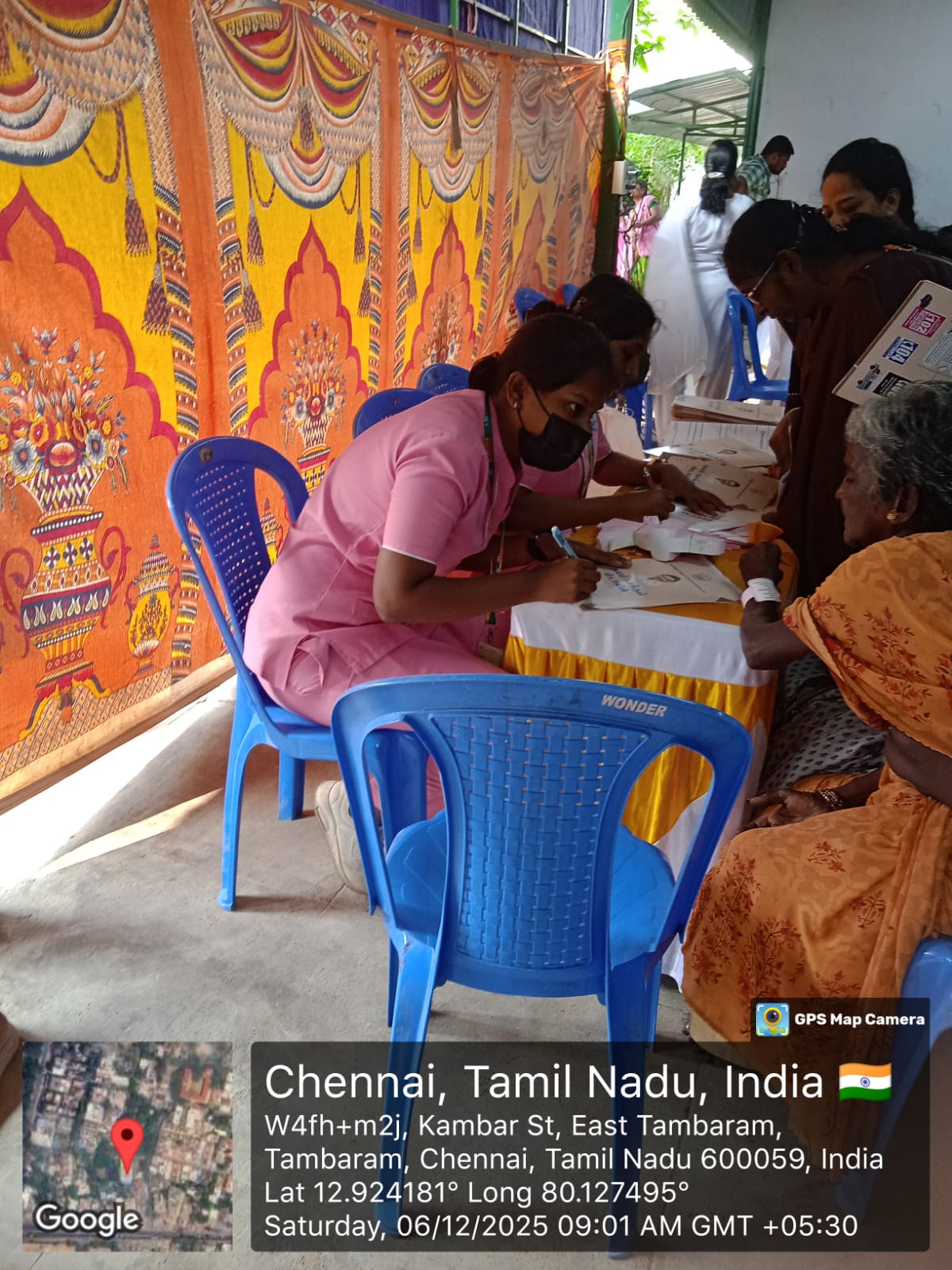 Health Camp Maria Nivas Maticulation School