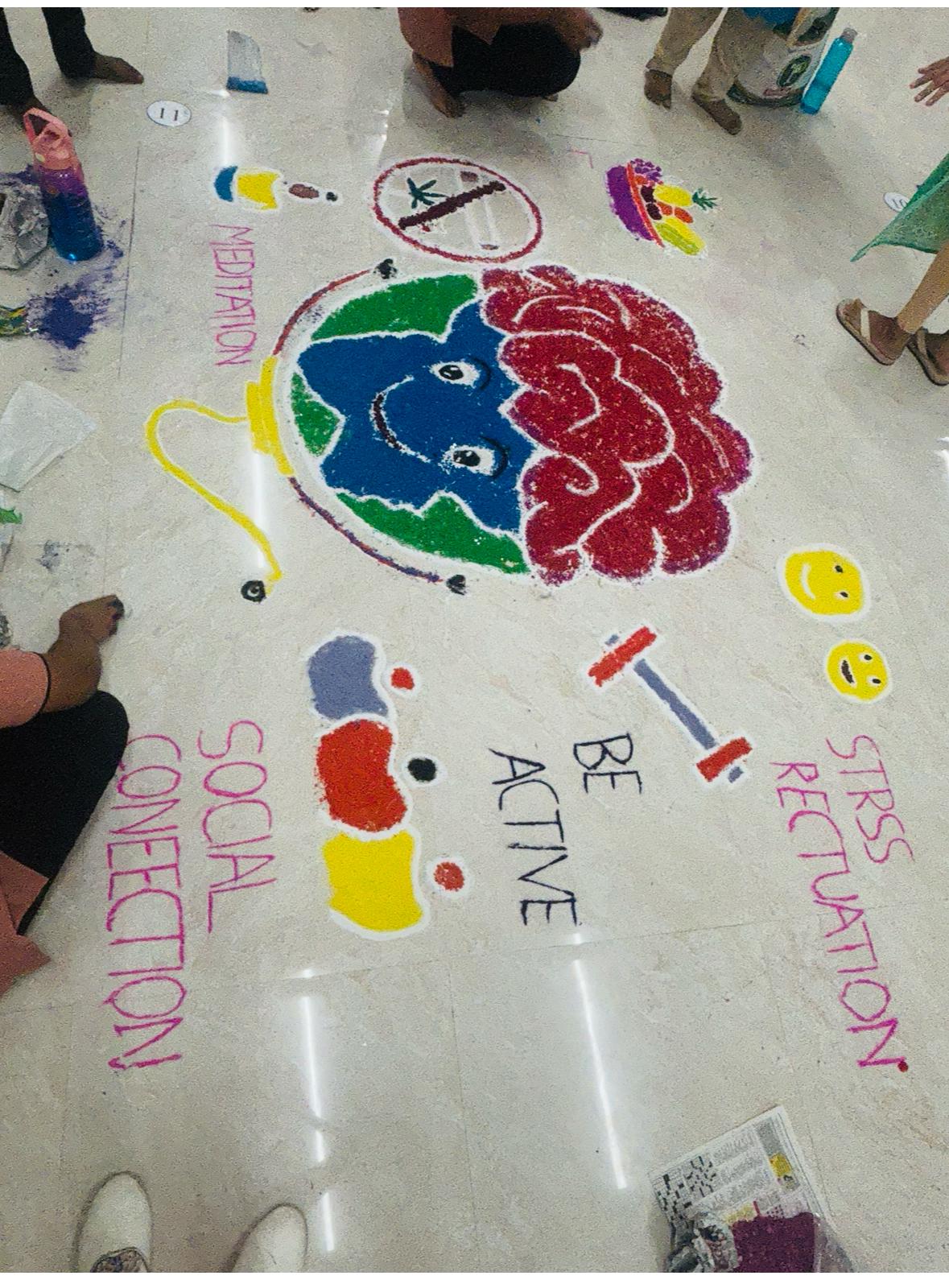 Intercollege Competition Rangoli